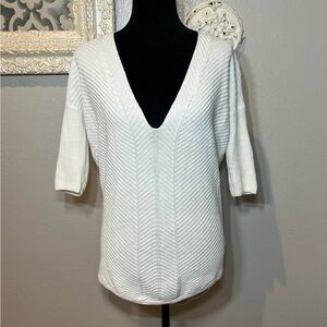 Express Ivory Knit Top